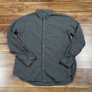 Club Monaco Dark Gray Casual Button Down Shirt